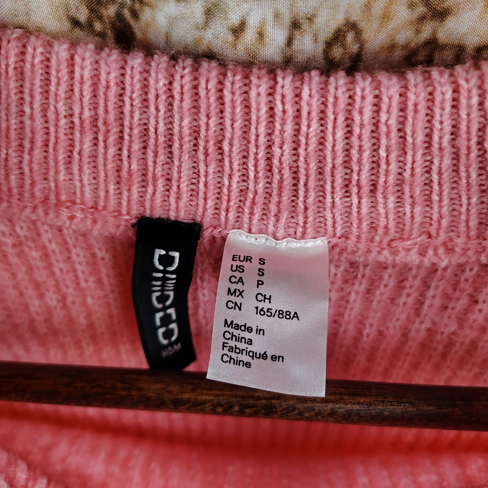 Divided Bubblegum Pink Knit Sweater Dress Women's Size Small - Picture 2 of 10